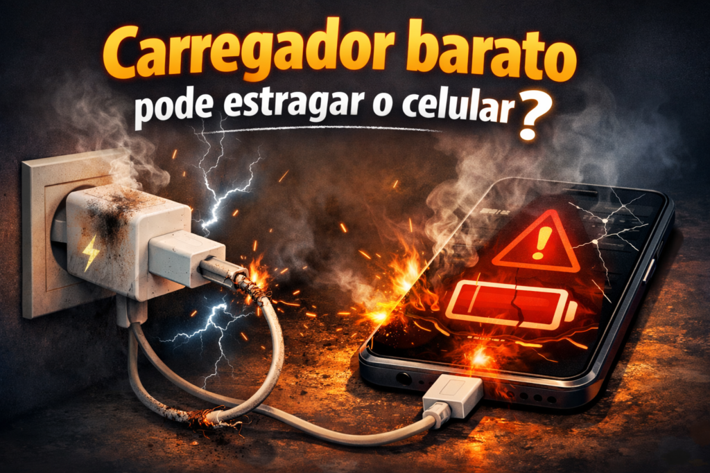 Carregador barato pode estragar o celular?