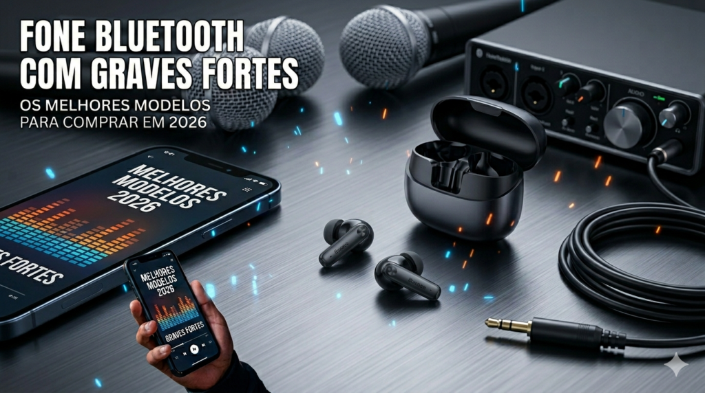 Fone Bluetooth com Graves Fortes: Os Melhores Modelos Para Comprar em 2026