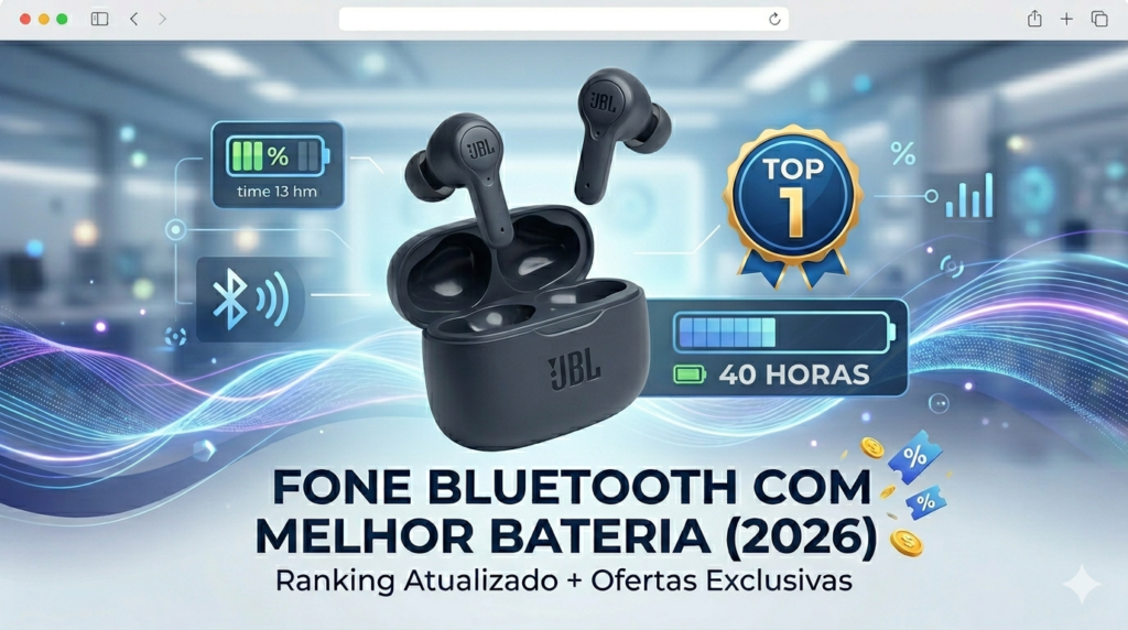 Fone Bluetooth com Melhor Bateria (2026) – Ranking Atualizado + Ofertas