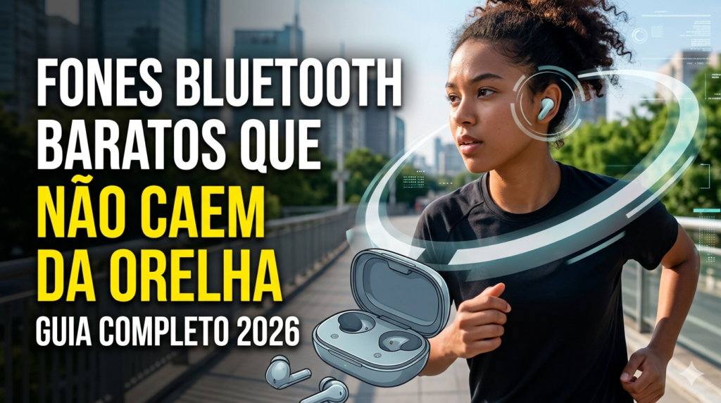 Fones Bluetooth Baratos que Não Caem da Orelha (Guia Completo 2026)