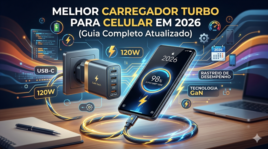 Melhor Carregador Turbo para Celular em 2026 (Guia Completo Atualizado)