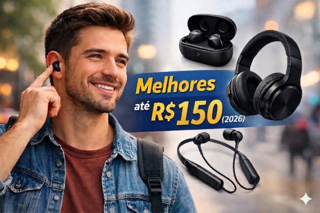 Melhor Fone Bluetooth até R$150 em 2026