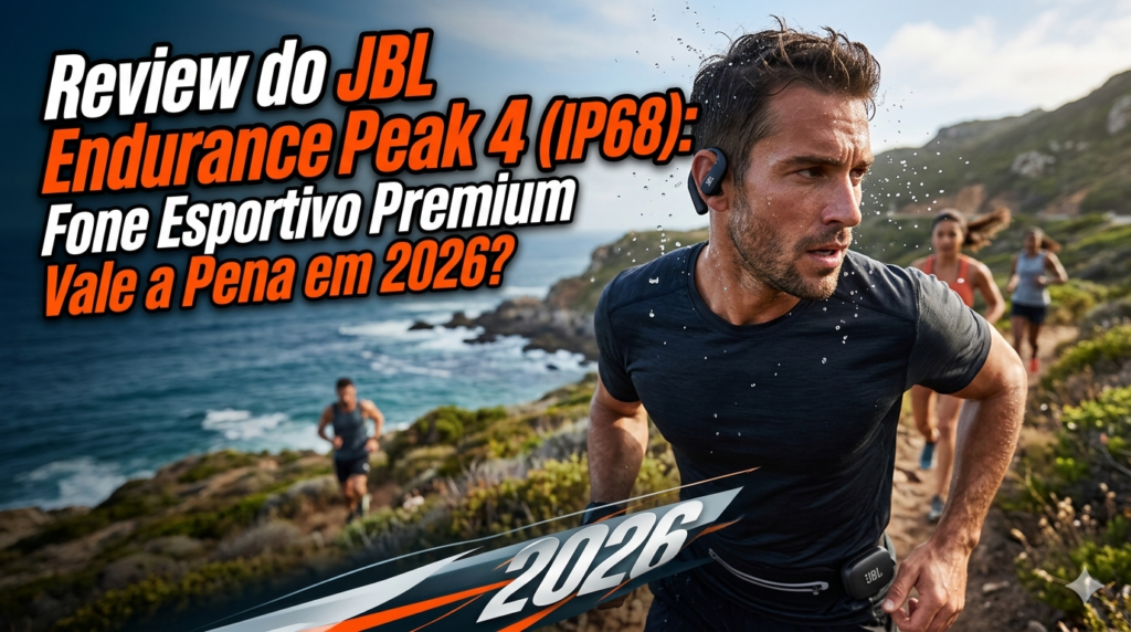 Review do JBL Endurance Peak 4 (IP68): Fone Esportivo Premium Vale a Pena em 2026?