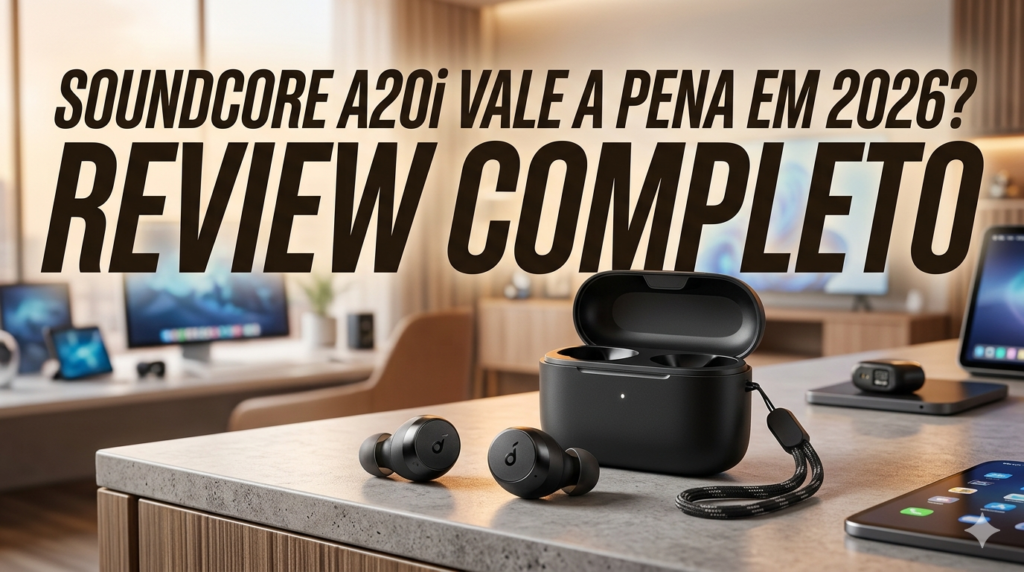 Soundcore A20i vale a pena em 2026? Review completo