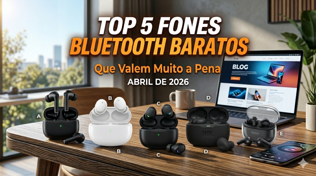 Top 5 Fones Bluetooth Baratos que Valem Muito a Pena em Abril de 2026