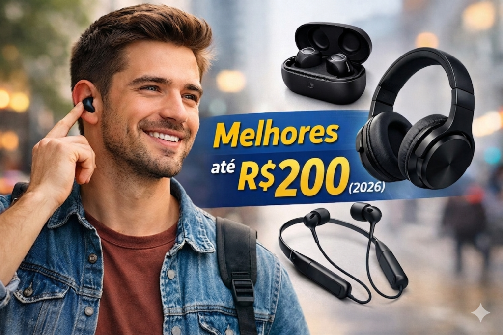 Melhores fones bluetooth até 200 reais