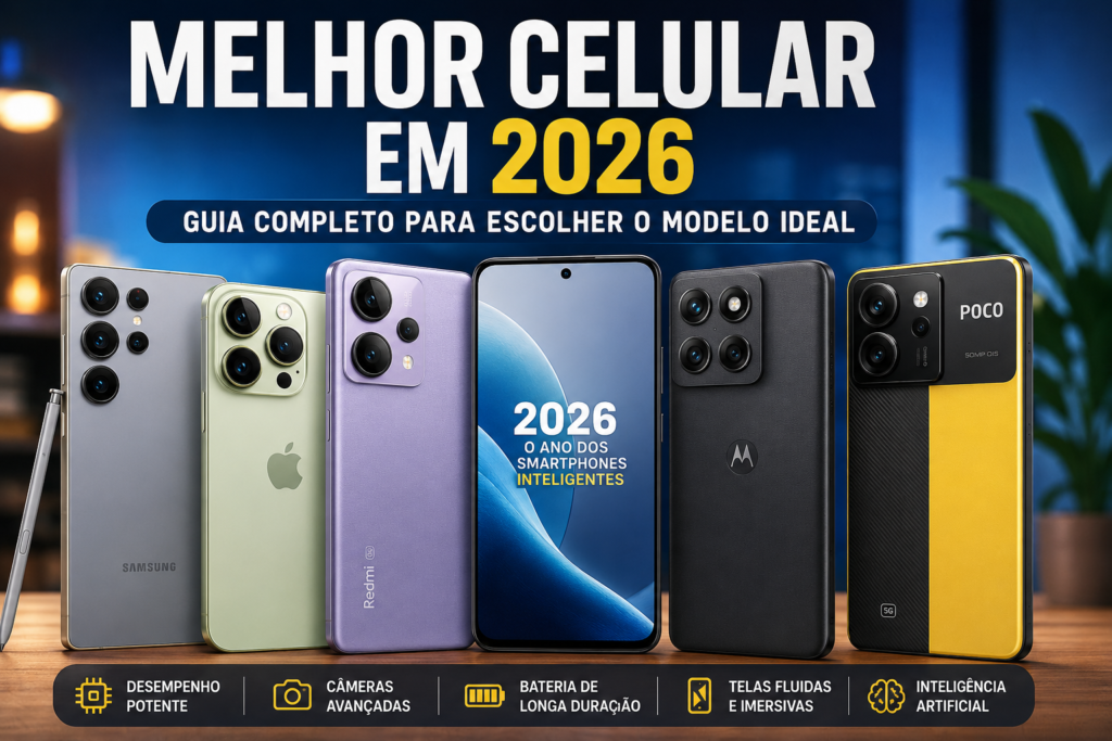 Melhor Celular em 2026: Guia Completo para Escolher o Modelo Ideal