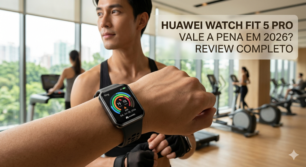 Huawei Watch Fit 5 Pro Vale a Pena em 2026? Review Completo do Novo Smartwatch Premium da Huawei