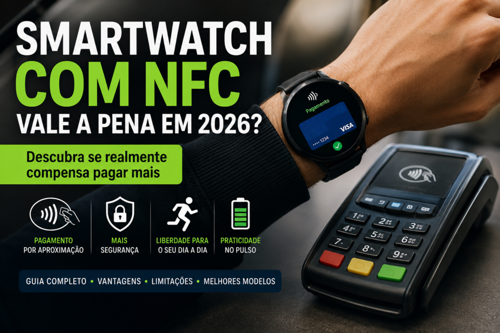 Smartwatch com NFC Vale a Pena em 2026? Descubra se Realmente Compensa Pagar Mais