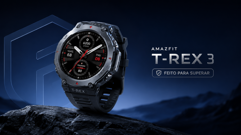 Amazfit T-Rex 3 Vale a Pena em 2026? Review Completo do Smartwatch que Virou Referência em Resistência e Bateria