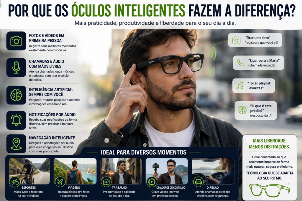 Por quê óculos interligente fazem a diferença?