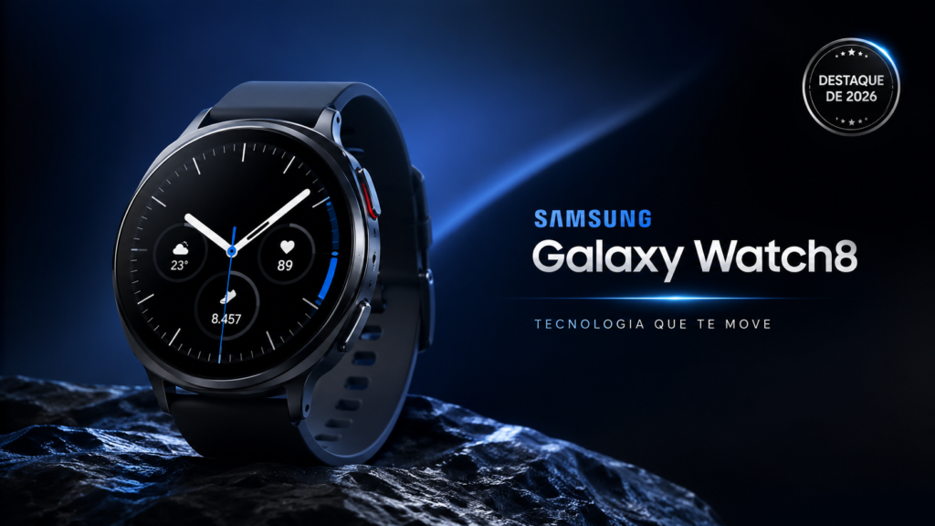 Samsung Galaxy Watch8 Smartwatch Vale a Pena em 2026? Review Completo do Novo Relógio Premium da Samsung