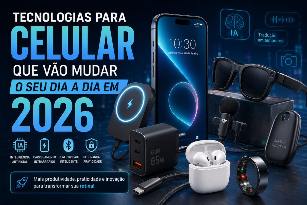 Tecnologias para Celular que Vão Mudar o Seu Dia a Dia em 2026