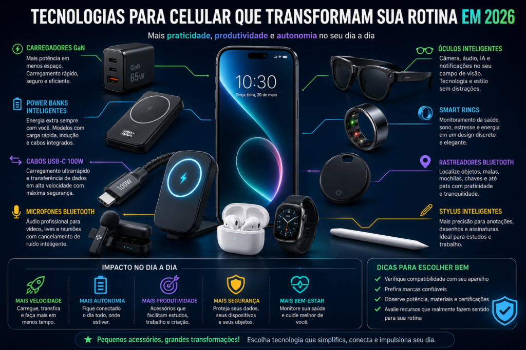 Tecnologias que transformam suas rotinas com o celular em 2026