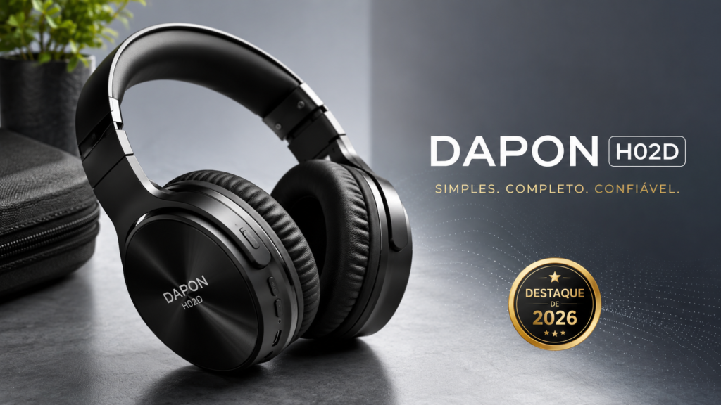 Dapon H02D: O Headphone Bluetooth Mais Vendido do Mercado Livre em 2026 Vale a Pena?