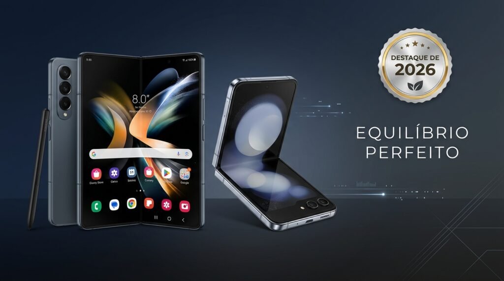 Galaxy Z Flip 7 ou Galaxy Z Fold 7 qual a vale a pena em 2026?