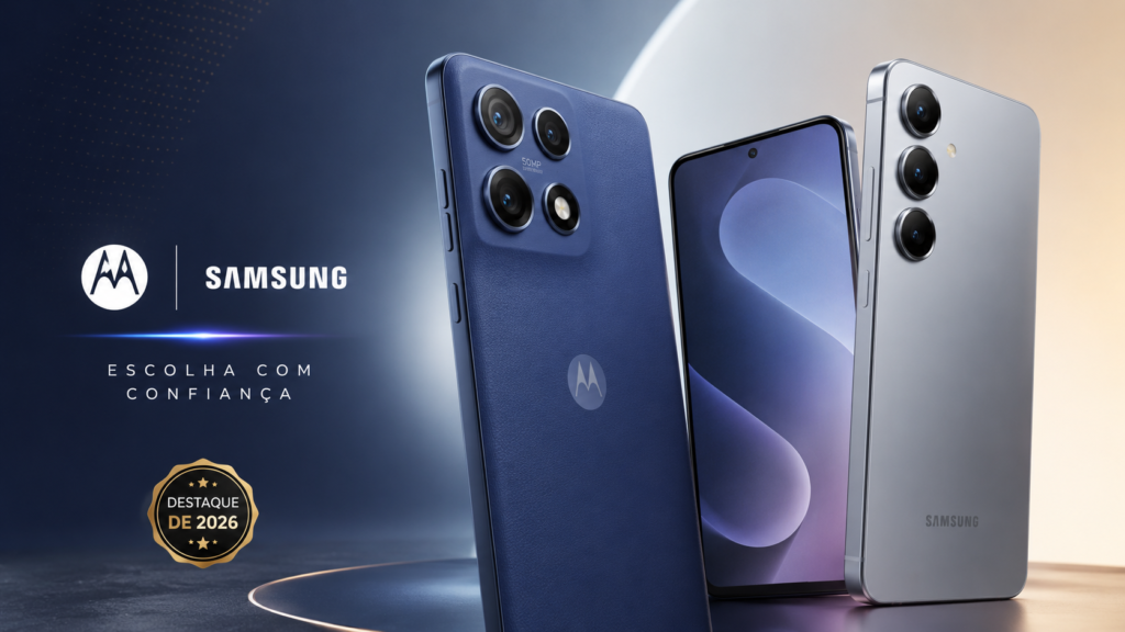 Motorola ou Samsung: qual é melhor em 2026?